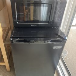 Combo-Mini fridge And Microwave