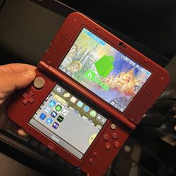 Loaded Red “New” Nintendo 3DS XL w/ Hshop 