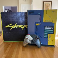 Discontinued Xbox One X Cyberpunk Bundle 1 TB !! Comes With Everything  