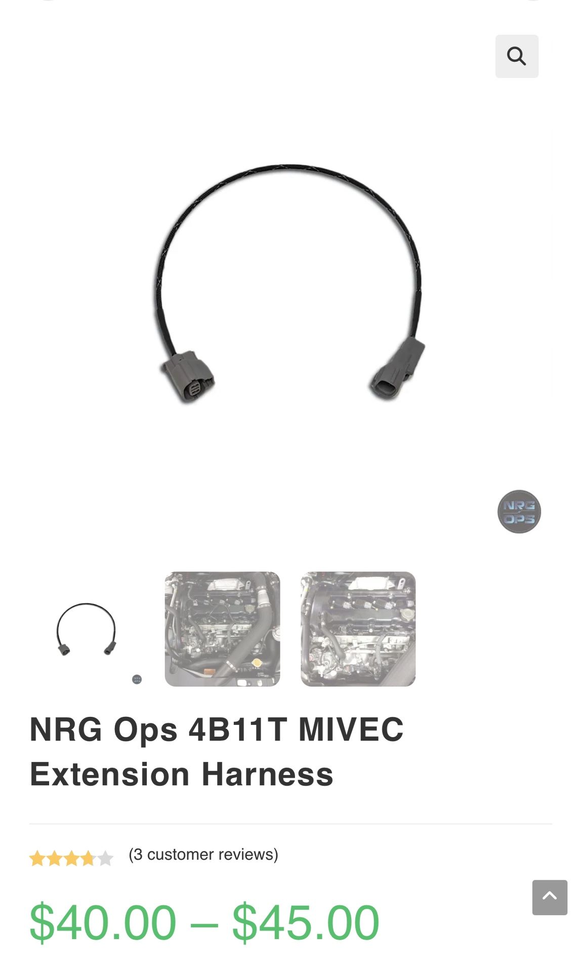 EVO X Mivec Extension Wire