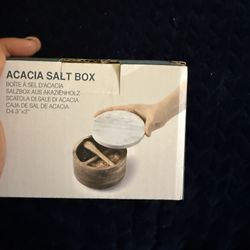 Acacia Salt Box