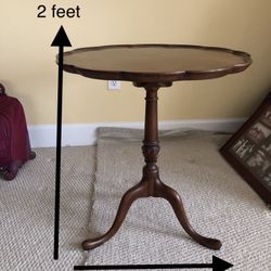 pie table 1930s antique replica