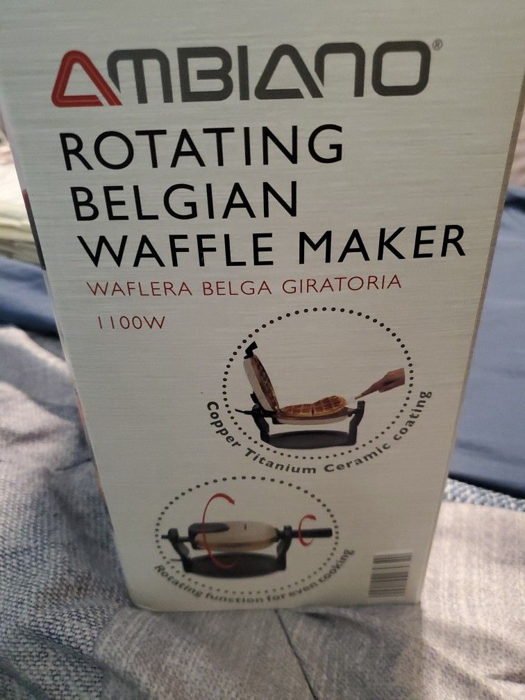 Ambiano Rotating Belgian Waffle Maker