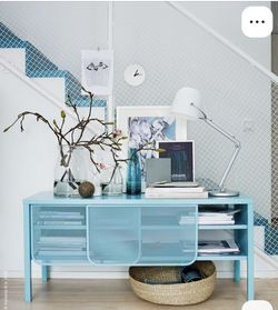 IKEA Nittorp Metal TV Media Stand/ Cabinet