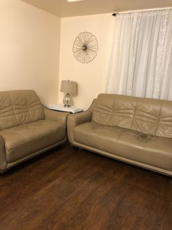 Sofa and loveseat