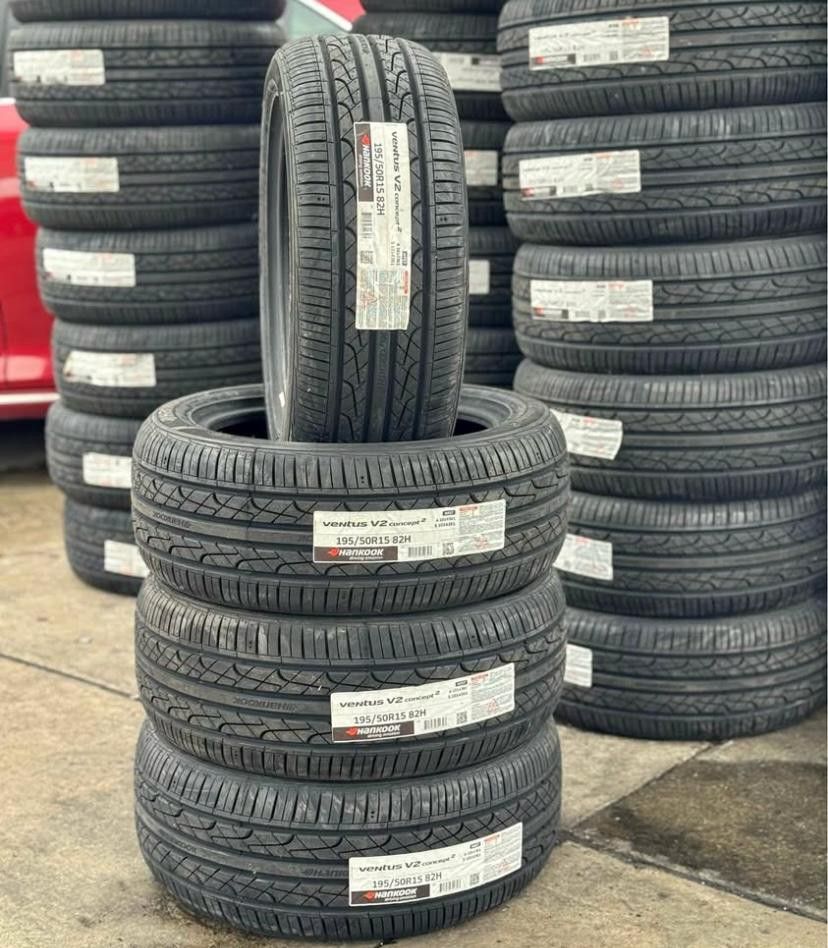 195/50R15 Set Of 4 Hankook Ventus V2 New Tires 