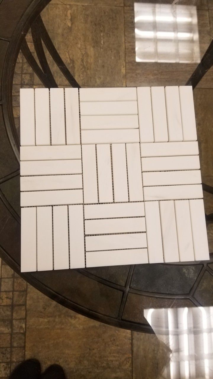 Special Item: Dolomite Pinstripe Marble Mosaics - Message Me For Price!