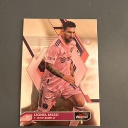 Collectible Topps Finest Lionel Messi Card