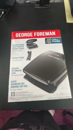 George Foreman 4-Serving Grill & Panini Press