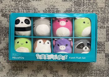 Squishmallows Mini Animal Squad 5" Plush - 8 Pack