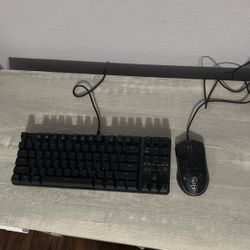 Keyboard And Mouse And Headset 