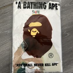 BAPE A Bathing Ape XL Tie Dye Ape Head Tee Shirt NEW