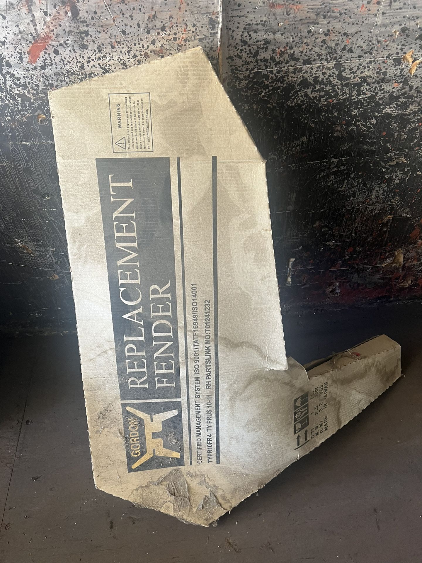 2010-2015 Toyota Prius Right Fender