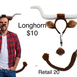 Longhorn Bull Costume Set / Distraz de Toro 