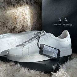 Armani Exchange Leather Sneaker 