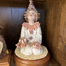 Handmade Porcelain Clown