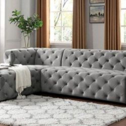 Brand New Light Gray Sectional Sofa