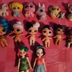 Many used Dolls $20