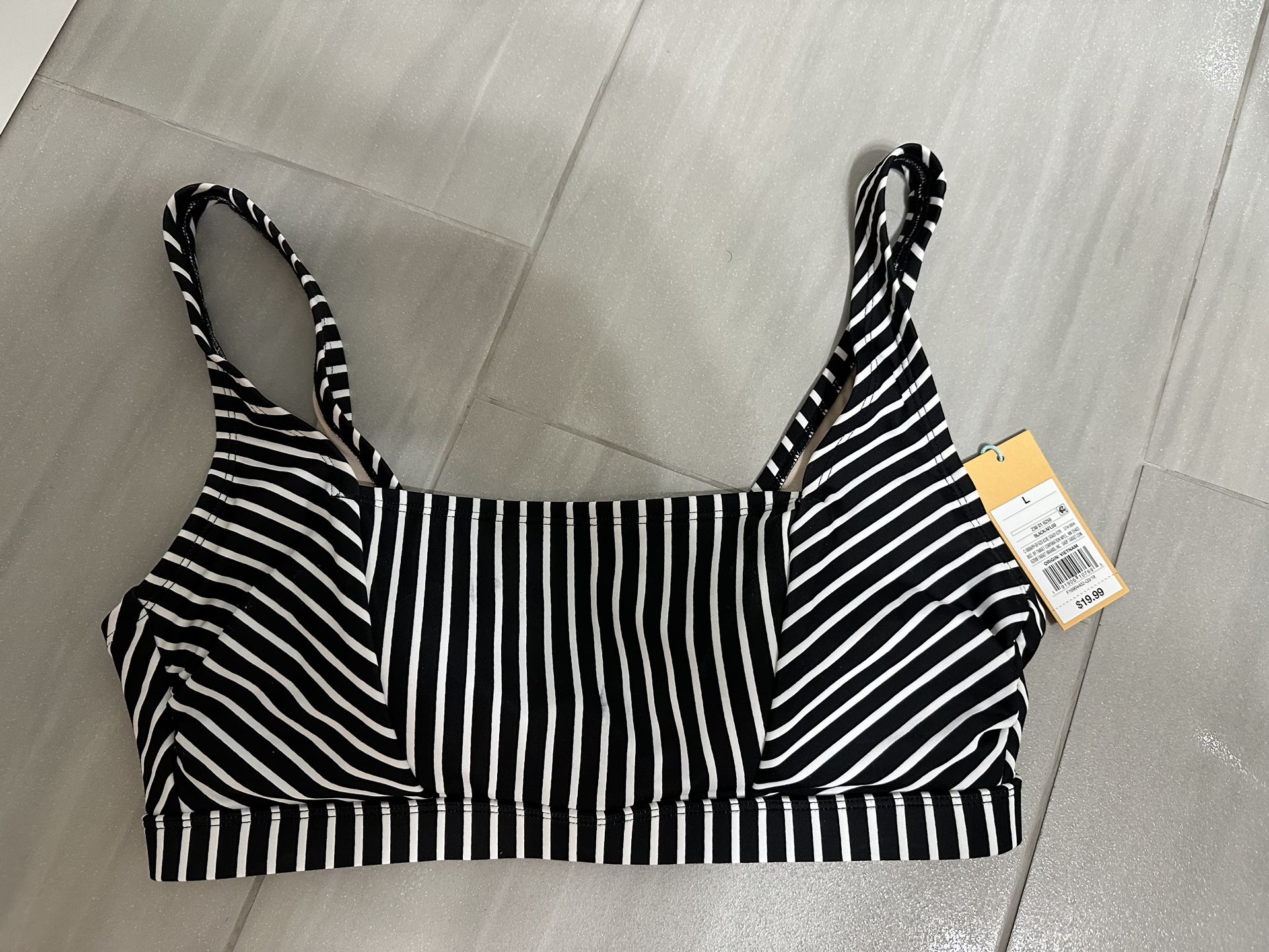 New Kona Sol Bikini Top Size L 