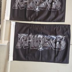 Raiders Car Flags 2 For $25 Firm On Price 