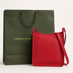 Long chain Le Foulone iconic crossbody leather bag / new