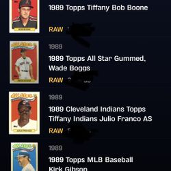 ⭐️⭐️⭐️1989 Topps “ALL STAR” Lot ⭐️⭐️⭐️