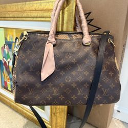 Louis Vuitton Python Pallas Bag Large Purse 