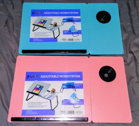 NEW portable adjustable workstation for laptop, phone & tablet