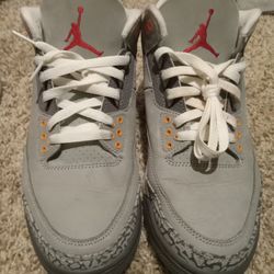 Cool Grey 3s Sz 9.5