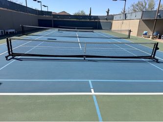 2 Portable Tournament Pickleball nets by Putterman