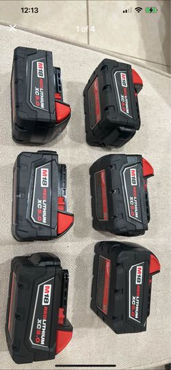 Milwaukee 5ah Batteries New Original Esch $65