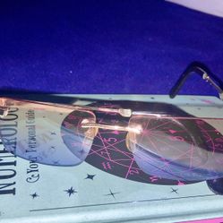 Violet Tinted Sunglasses 