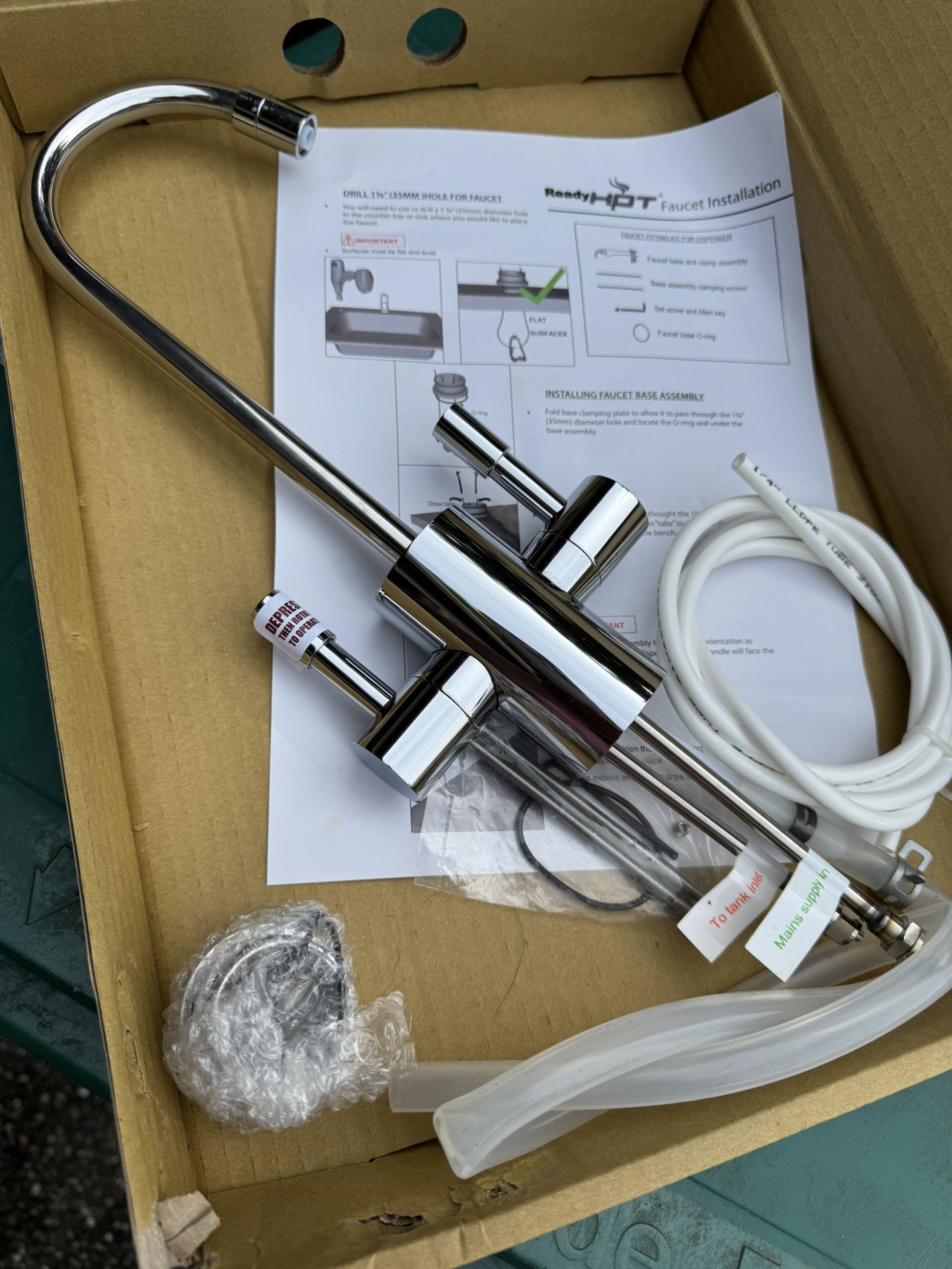 Ready Hot Chrome Faucet NEW