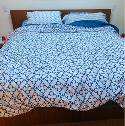 Blue Dot King Bed Frame with Storage