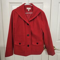 Red Peacoat