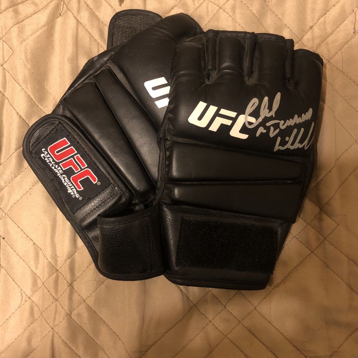 UFC Gloves Signed: Chuck Liddell