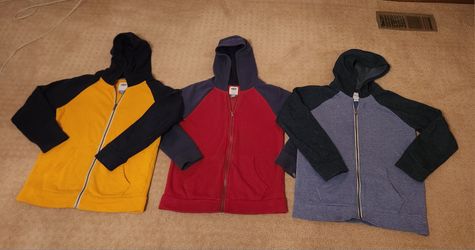 Boys' Old Navy Zip Hoodie Jackets Size 10/12