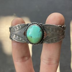 Vintage Navajo Turquoise Bracelet 1(contact info removed)