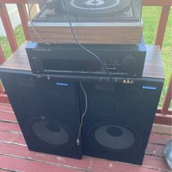 Stereo Equipment For Parts. 