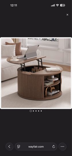 Walnut coffee table