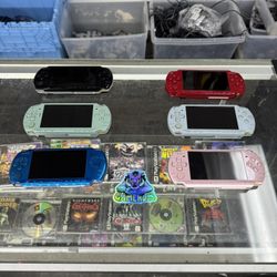 PlayStation PSP With Games $200-$230 Each Gamehogs 11am-7pm