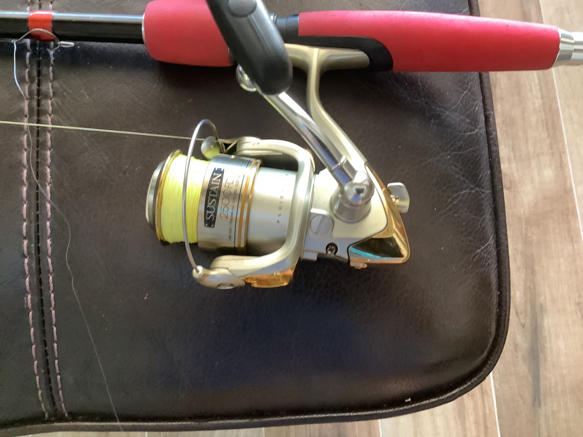 Shimano Sustain, Sahara,  2500 Reels And St. Croix Avid Spinning  Rods
