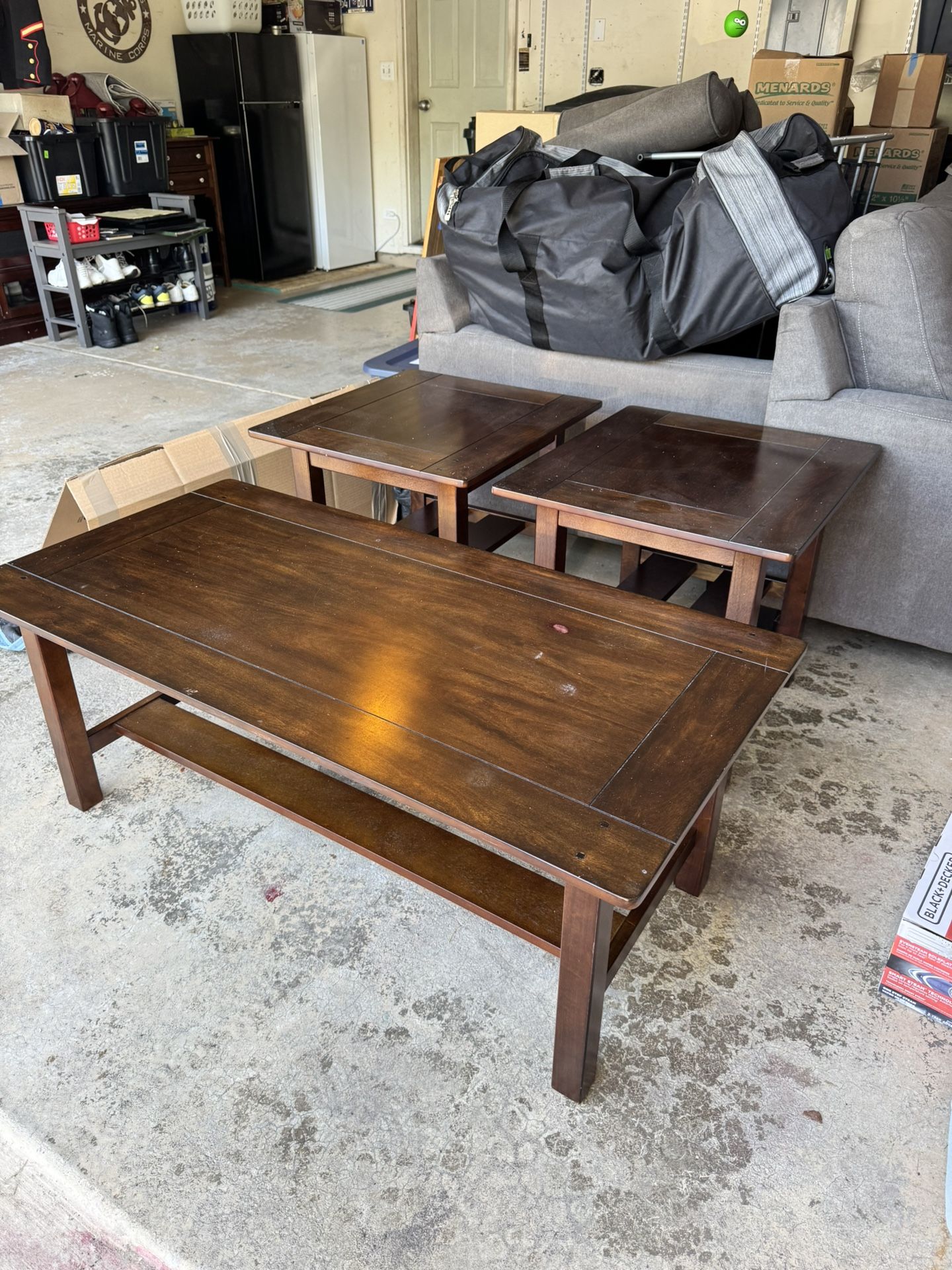 Coffee Table And Two Side Tables