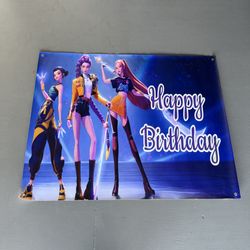 Demon hunters birthday poster