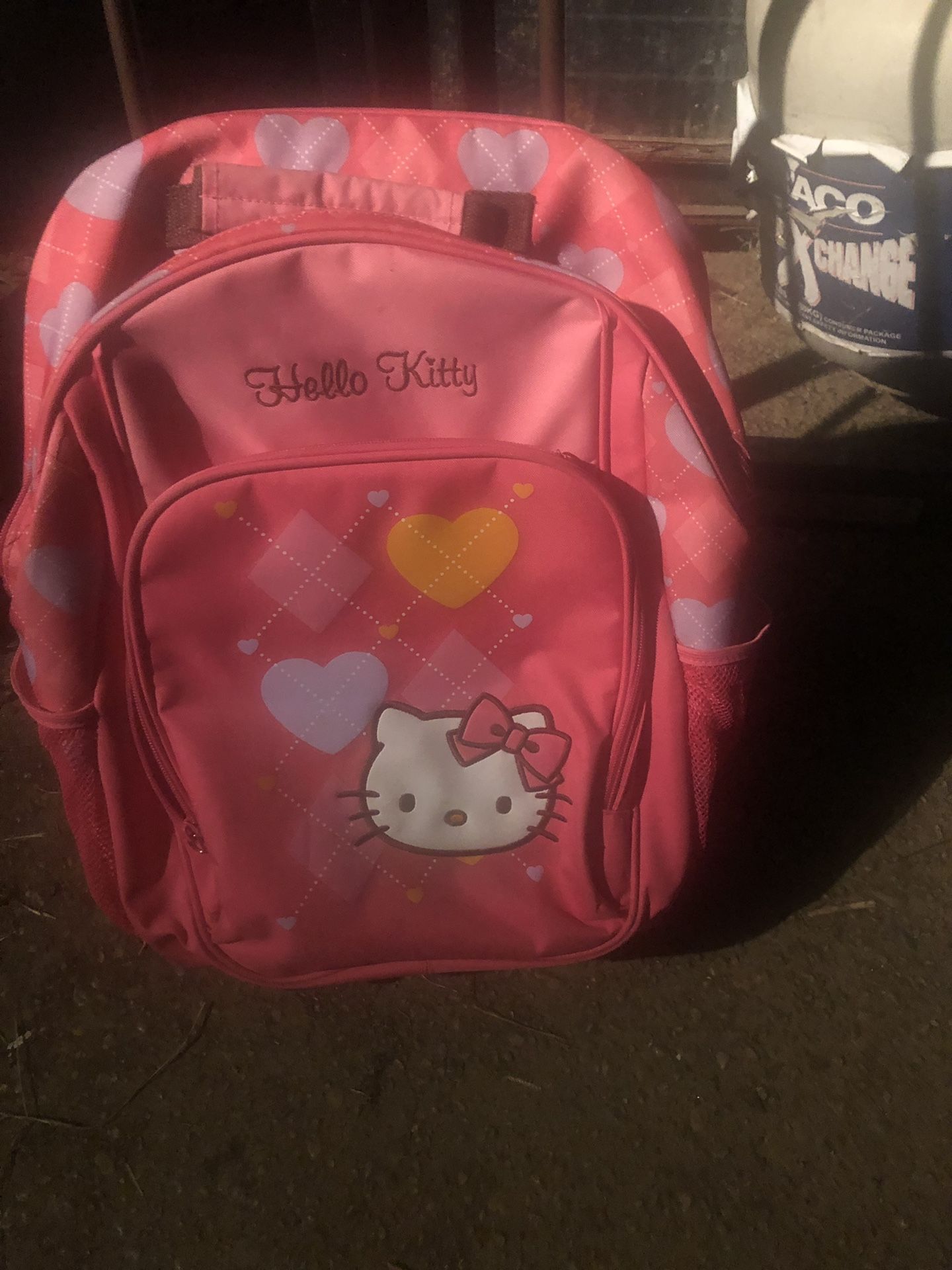 Hello kitty rolling backpack suitcase