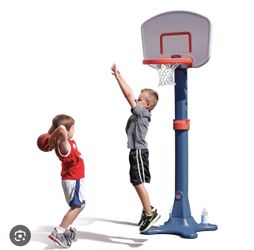 Adjustable height indoor or outdoor pro basketball set toy