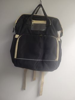 Black Diaper Bag 