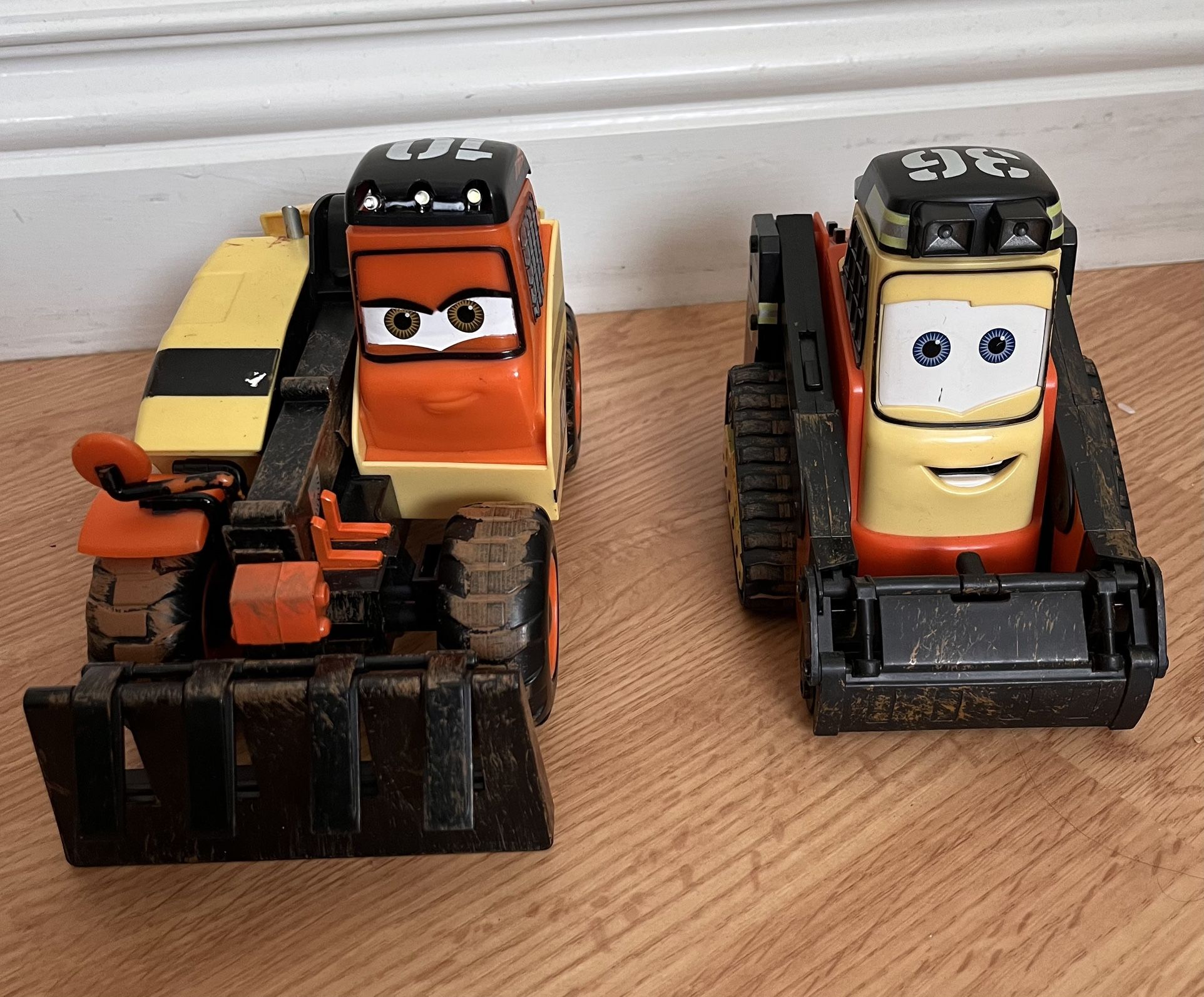 Disney Planes Fire & Rescue Pinecone & Drip Talking cars. About 7” each. Great condition.