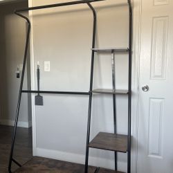 Clothing Rack with Shelves – 3 Available