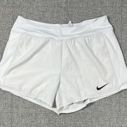 Nike Court Flex Pure Tennis Shorts Dri-Fit Lined Running Women’s Sz M 830626-100